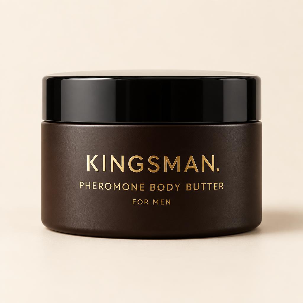 Kingsman Pheromone Body Butter jar